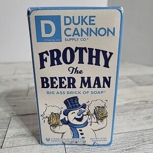 Duke Cannon Big Ass Brick of Soap 10 oz Frothy The‎ Beer Man NEW Made In USA